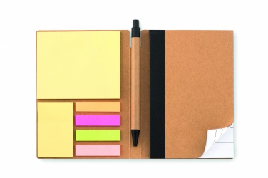 Logotrade advertising products photo of: Notebook w/pen & memo pad