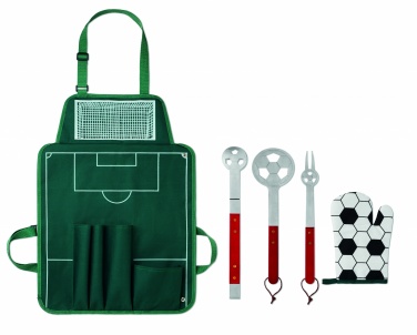 Logo trade promotional merchandise photo of: Football BBQ set