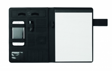 Logo trade advertising product photo of: A4 folder with power bank