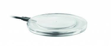 Logo trade promotional gifts image of: Round wireless charging pad 5W