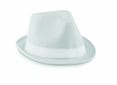 Logo trade promotional giveaways image of: Coloured polyester hat