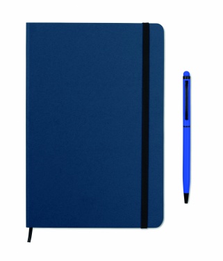 Logo trade promotional items picture of: A5 notebook w/stylus 72 lined
