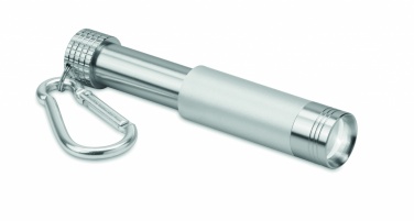 Logo trade corporate gift photo of: Aluminium/ABS LED key ring Aizkraukle
