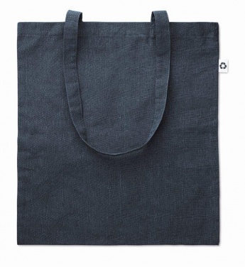 Logo trade promotional giveaways image of: Shopping bag 2 tone 140 gr