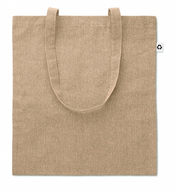 Logo trade corporate gift photo of: Shopping bag 2 tone 140 gr