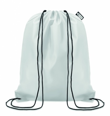Logo trade promotional items image of: 190T RPET drawstring bag