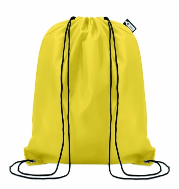 Logo trade promotional gift photo of: 190T RPET drawstring bag
