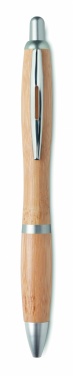 Logotrade promotional gifts photo of: Ballpoint pen made of ABS and bamboo
