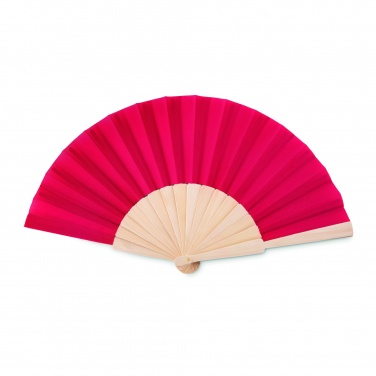 Logotrade promotional giveaway picture of: Manual hand fan wood