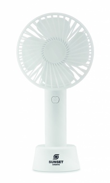Logotrade promotional item picture of: USB desk fan with stand 