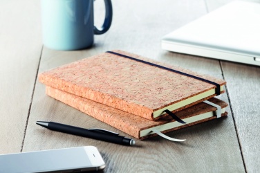 Logotrade promotional gift image of: A5 cork notebook 96 lined