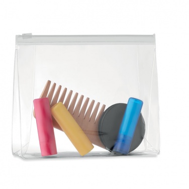 Logo trade promotional merchandise picture of: Cosmetic pouch with zipper