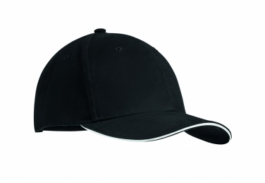 Logo trade promotional products image of: Brushed heavy cotton 6 panel Ba