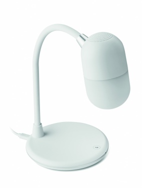 Logotrade promotional merchandise photo of: Wireless charging lamp speaker