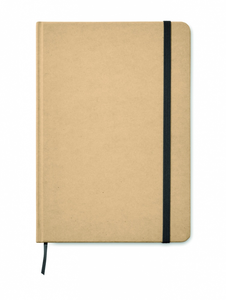 Logo trade corporate gifts picture of: A5 recycled notebook 80 lined