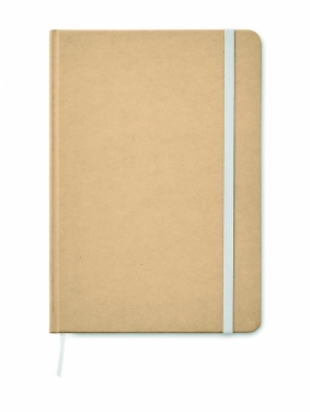 Logo trade promotional merchandise photo of: A5 recycled notebook 80 lined