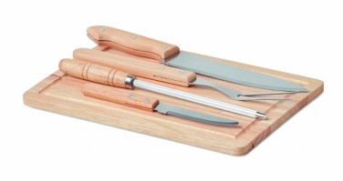 Logotrade business gift image of: Set of 4 BBQ Grilling accessori