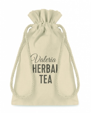Logo trade promotional giveaways image of: Small Cotton draw cord bag