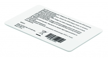 Logo trade promotional giveaways image of: RFID Anti-skimming card