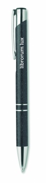 Logo trade promotional product photo of: Wheat Straw/ABS push type pen