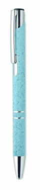 Logo trade business gifts image of: Wheat Straw/ABS push type pen