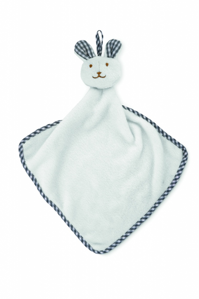 Logo trade promotional product photo of: Plush rabbit design baby towel