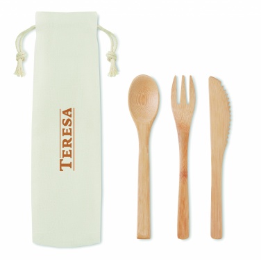Logotrade advertising product image of: Bamboo cutlery set