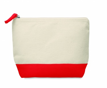 Logotrade promotional merchandise picture of: Bicolour cotton cosmetic bag