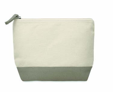 Logotrade promotional gift image of: Bicolour cotton cosmetic bag