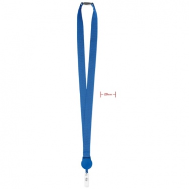 Logo trade promotional gift photo of: Lanyard retractable clip