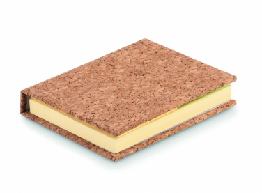 Logotrade promotional products photo of: Cork sticky note memo pad