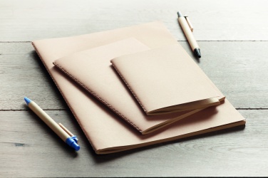 Logotrade promotional product picture of: A6 recycled notebook 80 plain