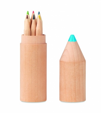 Logotrade promotional items photo of: 6 pencils in wooden box