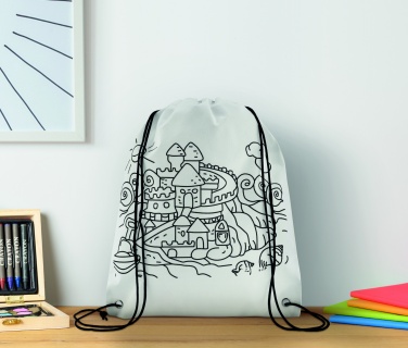 Logotrade corporate gift image of: Non woven kids bag with pens
