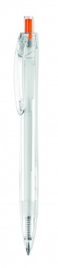 Logotrade promotional item image of: RPET push ball pen
