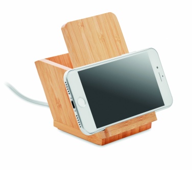 Logotrade business gift image of: Wireless charger pen holder 5W BAICOI