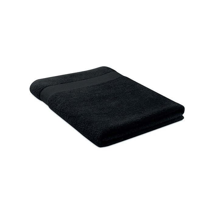 Logo trade business gifts image of: Towel organic cotton 180x100cm