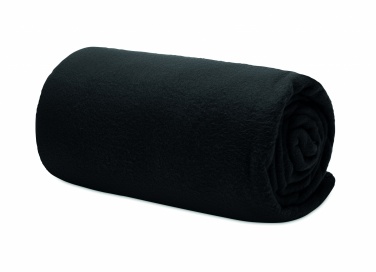 Logo trade business gift photo of: RPET fleece travel blanket