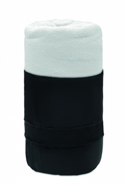 Logo trade promotional items image of: RPET fleece travel blanket