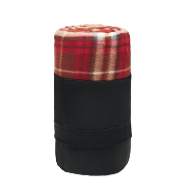 Logotrade promotional merchandise photo of: RPET fleece travel blanket