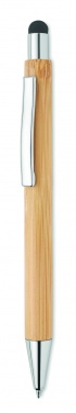 Logotrade promotional merchandise picture of: Bamboo ballpoint pen with blue ink