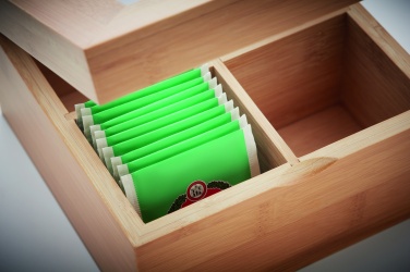 Logo trade promotional giveaway photo of: Bamboo tea box