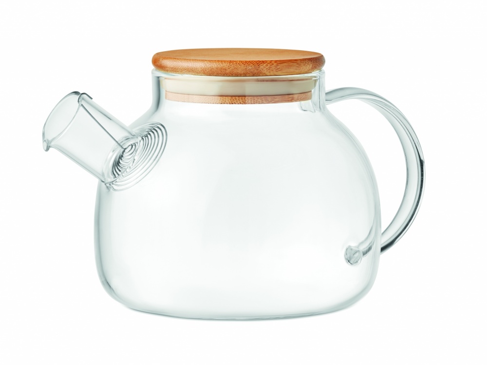 Logo trade business gifts image of: Teapot borosilicate glass 850ml