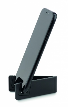 Logo trade promotional products image of: Phone holder bamboo fibre/PP