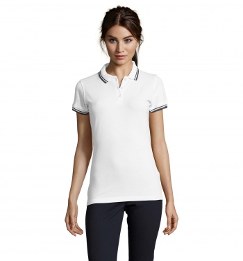 Logo trade promotional products image of: PASADENA women polo 200g