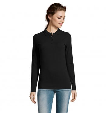 Logo trade promotional gift photo of: PERFECT WOMEN LSL POLO  180