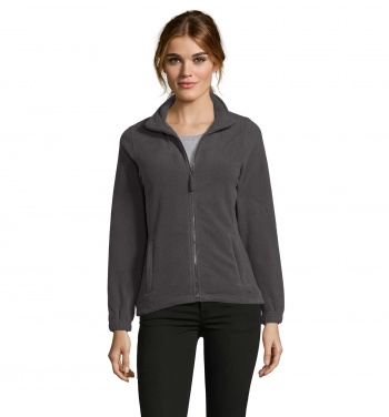 Logo trade promotional gift photo of: NORTH WOMEN ZIPPED FLEECE