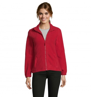 Logo trade promotional products picture of: NORTH WOMEN ZIPPED FLEECE