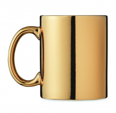 Logo trade business gift photo of: Ceramic mug metallic 300 ml