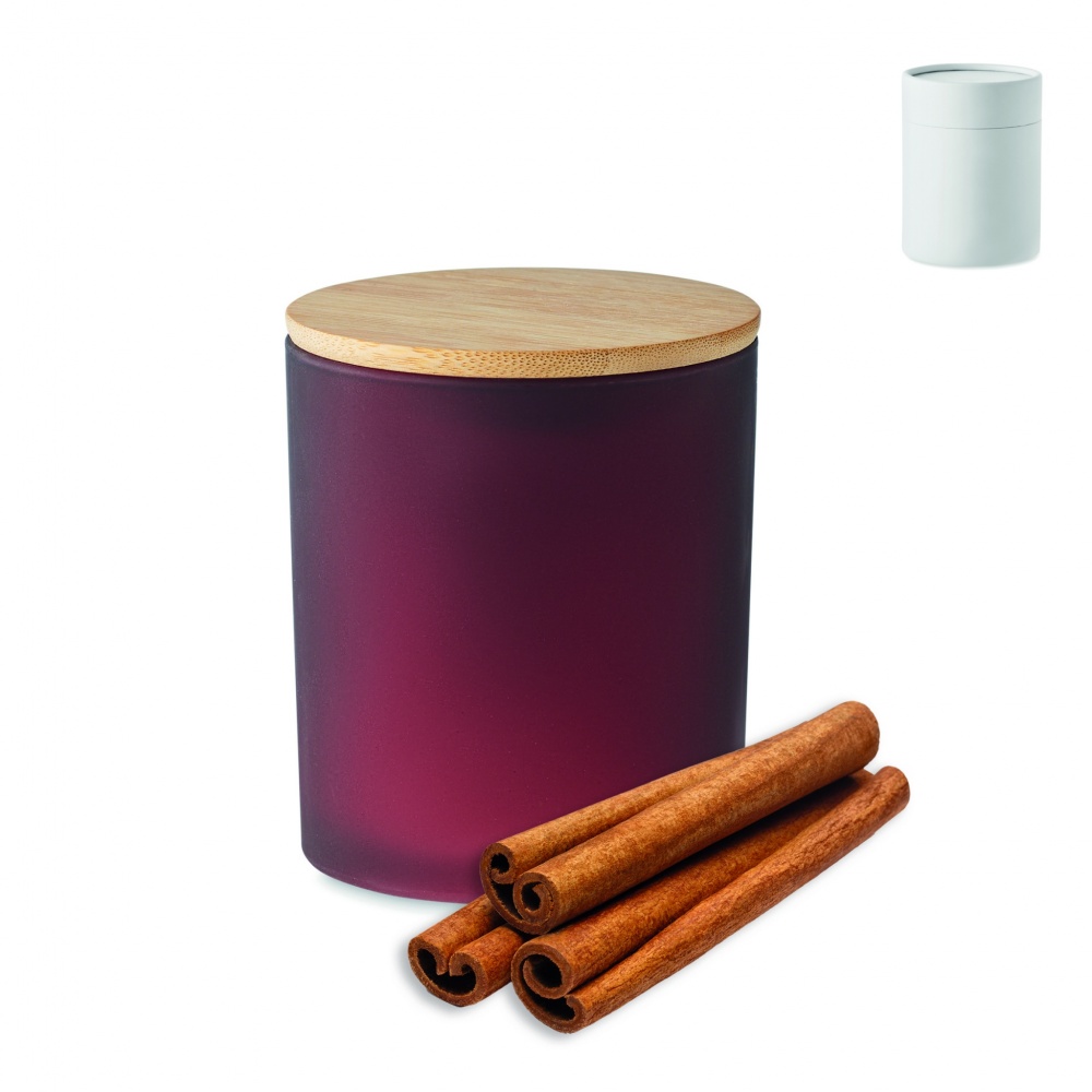 Logo trade promotional gifts picture of: Plant based wax candle 120 gr